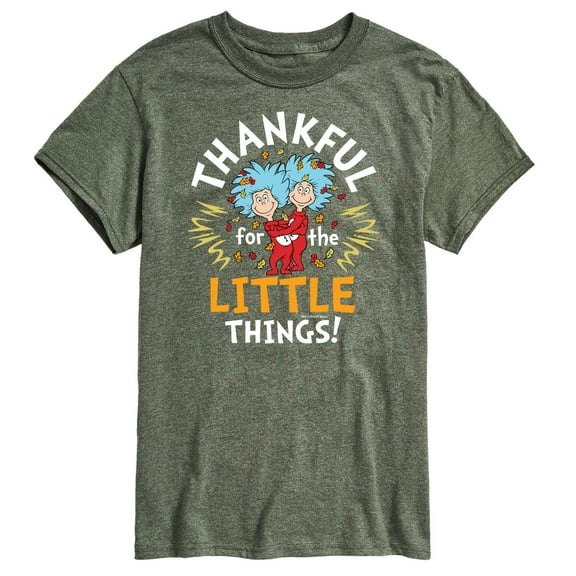 Dr. Seuss - Thanksgiving Is A Family Thing - Men's Short Sleeve Graphic T-Shirt