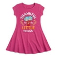 thumbnail image 1 of Dr. Seuss - Thanksgiving Is A Family Thing - Toddler And Youth Girls Fit And Flare Dress, 1 of 5