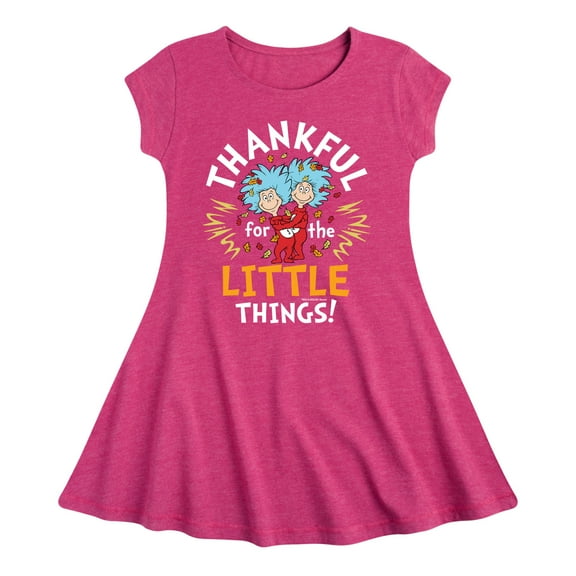 Dr. Seuss - Thanksgiving Is A Family Thing - Toddler And Youth Girls Fit And Flare Dress