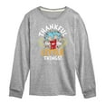 thumbnail image 1 of Dr. Seuss - Thanksgiving Is A Family Thing - Toddler And Youth Long Sleeve Graphic T-Shirt, 1 of 6