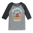 thumbnail image 1 of Dr. Seuss - Thanksgiving Is A Family Thing - Toddler And Youth Raglan Graphic T-Shirt, 1 of 5