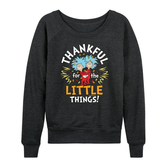 Dr. Seuss - Thanksgiving Is A Family Thing - Women's Lightweight French Terry Long Sleeve Shirt