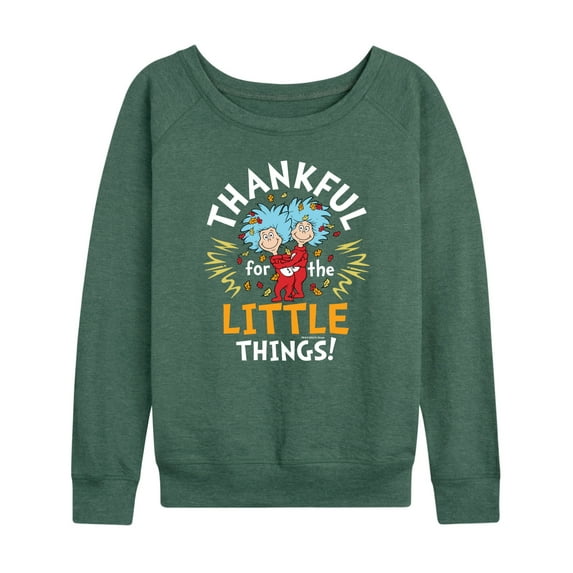 Dr. Seuss - Thanksgiving Is A Family Thing - Women's Lightweight French Terry Long Sleeve Shirt