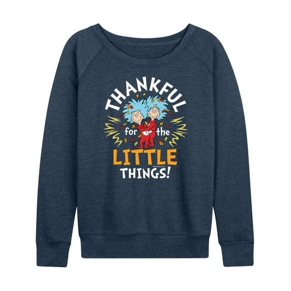 Dr. Seuss - Thanksgiving Is A Family Thing - Women's Lightweight French Terry Long Sleeve Shirt