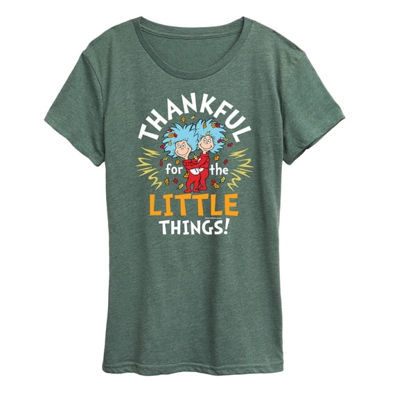 Dr. Seuss - Thanksgiving Is A Family Thing - Women's Short Sleeve Graphic T-Shirt