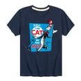 thumbnail image 1 of Dr. Seuss - The Cat In The Hat Book Cover - Toddler And Youth Short Sleeve Graphic T-Shirt, 1 of 6