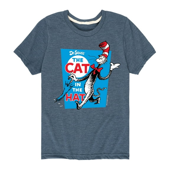 Dr. Seuss - The Cat In The Hat Book Cover - Toddler And Youth Short Sleeve Graphic T-Shirt