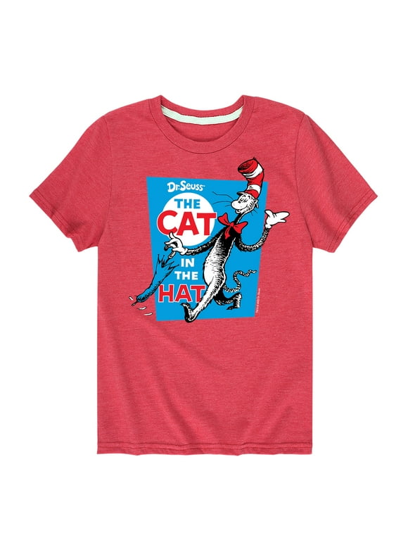 Dr. Seuss - The Cat In The Hat - Toddler And Youth Short Sleeve Graphic T-Shirt