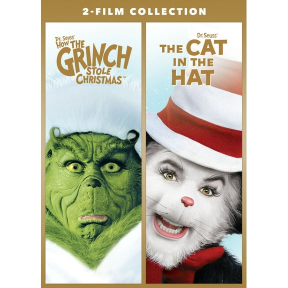 Dr. Seuss' The Cat in the Hat / Dr. Seuss' How the Grinch Stole Christmas 2-Movie Collection (DVD)