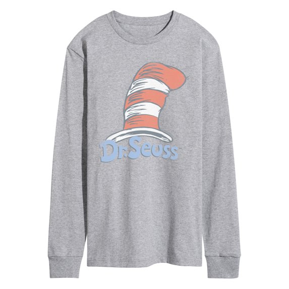 Dr. Seuss - The Cat in the Hat Logo - Men's Long Sleeve Graphic T-Shirt