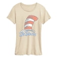 thumbnail image 1 of Dr. Seuss - The Cat in the Hat Logo - Women's Short Sleeve Graphic T-Shirt, 1 of 5