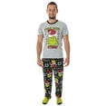 thumbnail image 1 of Dr. Seuss The Grinch Stink, Stank, Stunk! 3 Piece Gift Pajama Set - Fleece Pajama Pants, Shirt, And Cozy Socks, 1 of 7