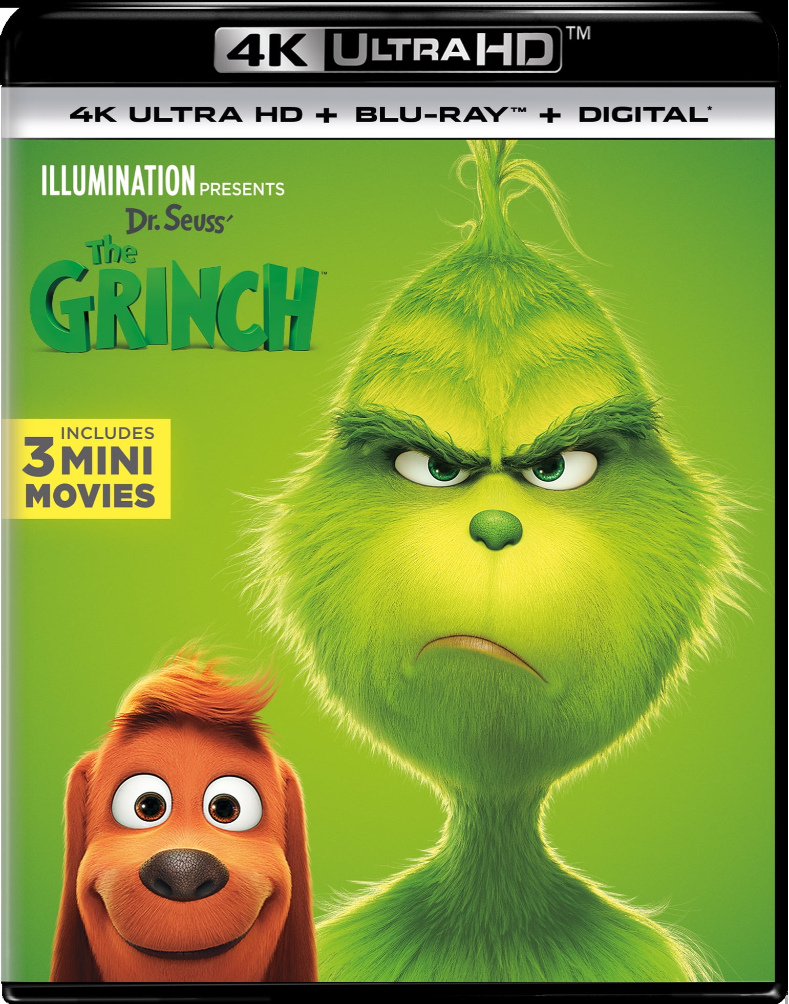 UNIVERSAL STUDIOS Illumination Presents: Dr. Seuss' The Grinch (4K Ultra HD + Digital) [UHD]