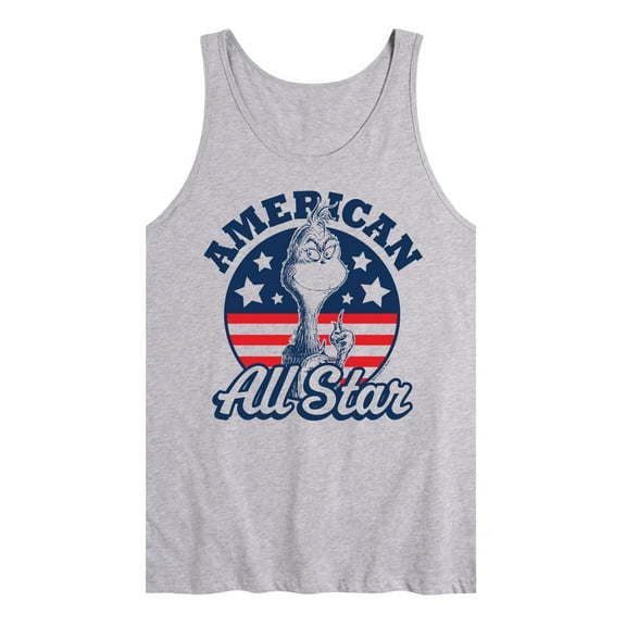Dr. Seuss - The Grinch America's Favorite Mean One - Men's Jersey Tank Top