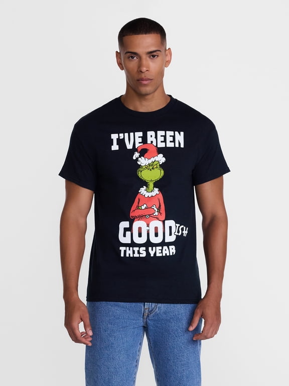 Men's and Big Men’s Christmas Graphic Cotton Tee, Sizes S-3XL