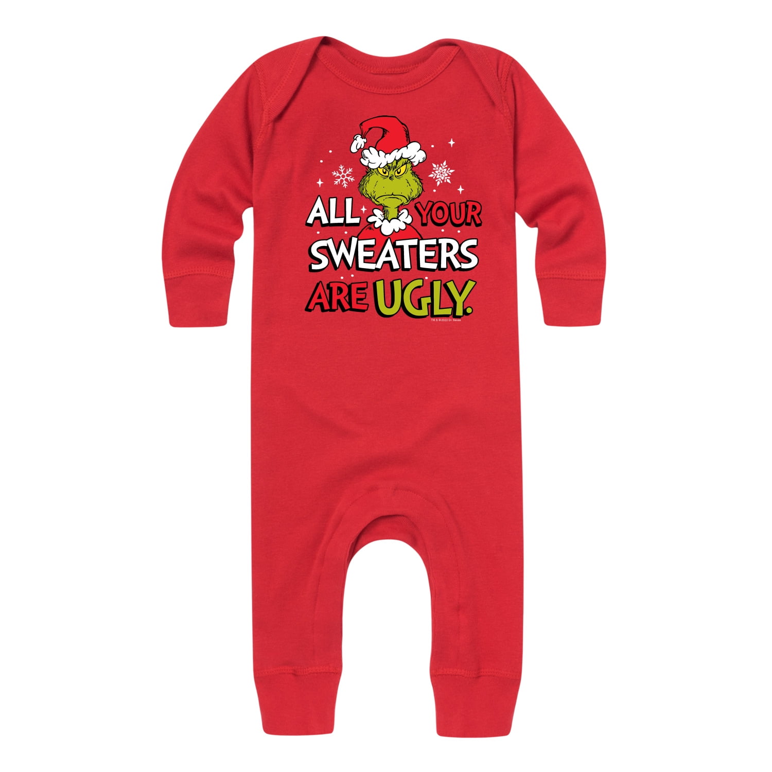 Baby grinch christmas sweater best sale
