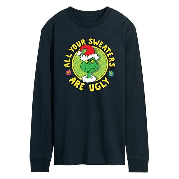 Dr. Seuss The Grinch - Christmas - All Your Sweaters Are Ugly - Men's Long Sleeve T-Shirt