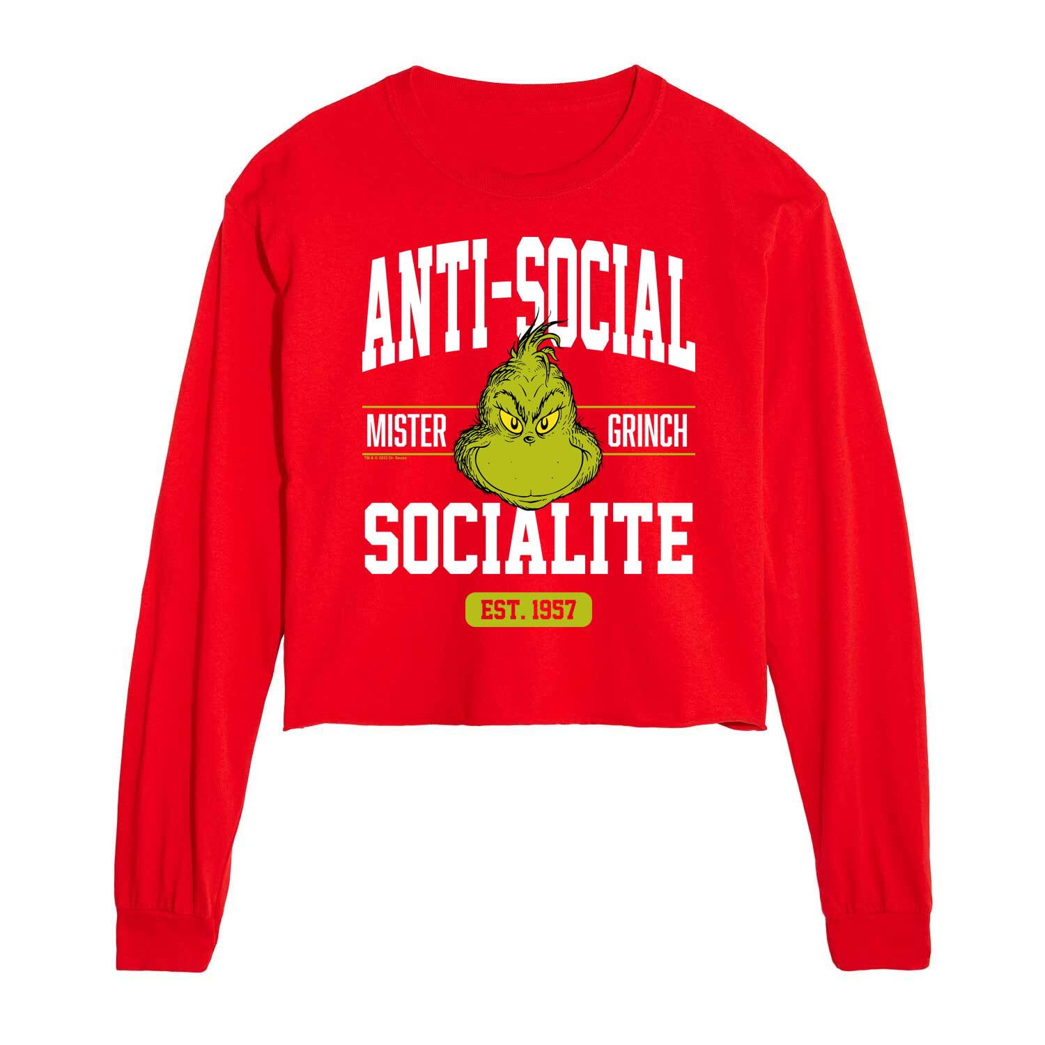 Dr. Seuss The Grinch Christmas AntiSocial Socialite Est. 1957