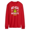 thumbnail image 1 of Dr. Seuss The Grinch - Christmas - Anti-Social Socialite Est. 1957 - Men's Long Sleeve T-Shirt, 1 of 3