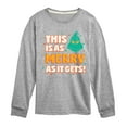 thumbnail image 1 of Dr. Seuss The Grinch - Christmas - As Merry As It Gets - Toddler & Youth Long Sleeve Graphic T-Shirt, 1 of 4