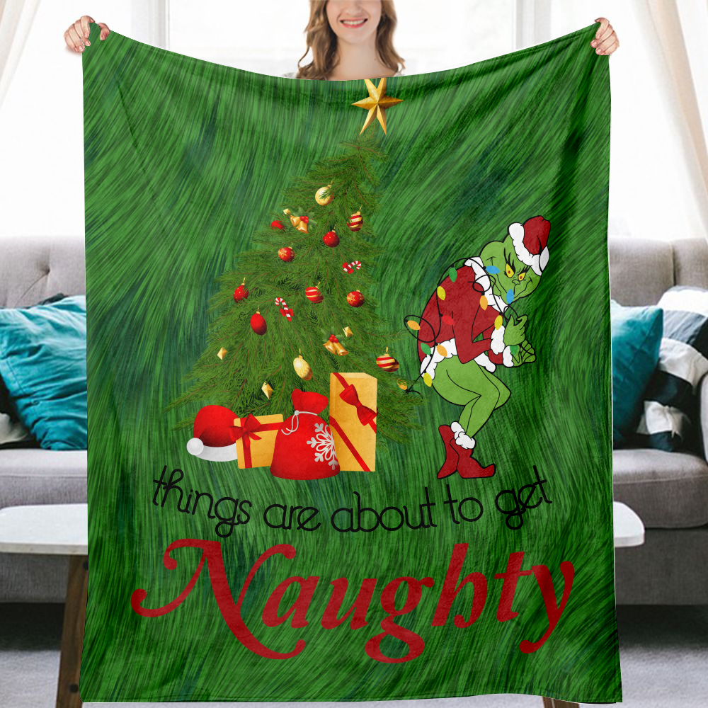 The grinch blanket sale