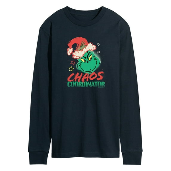 Dr. Seuss The Grinch - Christmas - Chaos Coordinator - Men's Long Sleeve T-Shirt