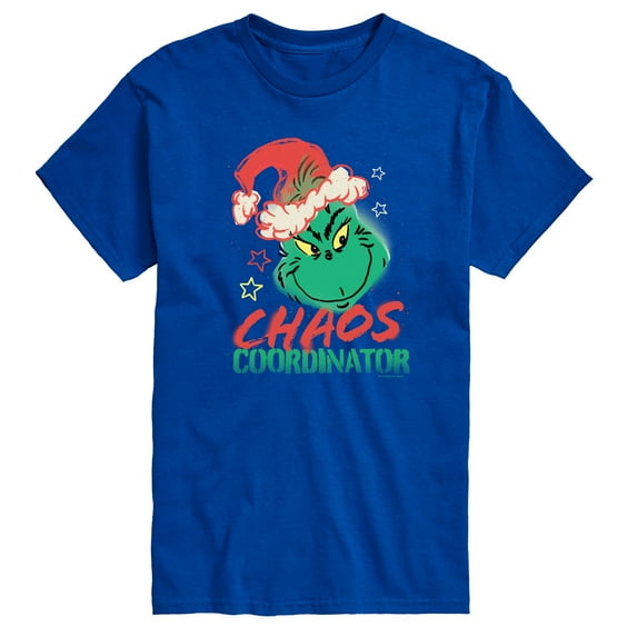 Dr. Seuss The Grinch - Christmas - Chaos Coordinator - Men's Short Sleeve Graphic T-Shirt
