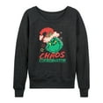 thumbnail image 1 of Dr. Seuss The Grinch - Christmas - Chaos Coordinator - Women's Lightweight French Terry Long Sleeve Shirt, 1 of 4