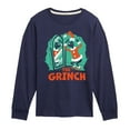 thumbnail image 1 of Dr. Seuss The Grinch - Christmas - Dressing Room Preview - Toddler & Youth Long Sleeve Graphic T-Shirt, 1 of 4