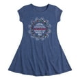 thumbnail image 1 of Dr. Seuss The Grinch - Christmas - Every Who Was Singing - Toddler & Youth Girls Fit & Flare Dress, 1 of 4