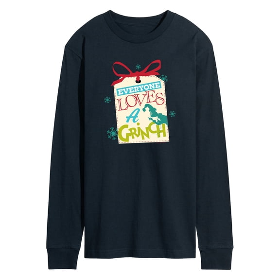 Dr. Seuss The Grinch - Christmas - Everyone Loves A Grinch - Men's Long Sleeve T-Shirt