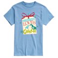 thumbnail image 1 of Dr. Seuss The Grinch - Christmas - Everyone Loves A Grinch - Men's Short Sleeve Graphic T-Shirt, 1 of 1