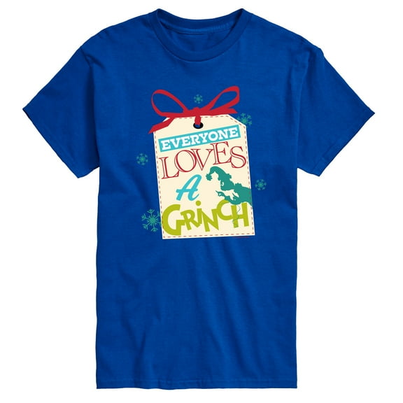 Dr. Seuss The Grinch - Christmas - Everyone Loves A Grinch - Men's Short Sleeve Graphic T-Shirt