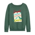 thumbnail image 1 of Dr. Seuss The Grinch - Christmas - Everyone Loves A Grinch - Women's Lightweight French Terry Long Sleeve Shirt, 1 of 4