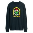 thumbnail image 1 of Dr. Seuss The Grinch - Christmas - Everything Is Fine - Men's Long Sleeve T-Shirt, 1 of 4