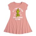 thumbnail image 1 of Dr. Seuss The Grinch - Christmas - Everything Is Fine - Toddler & Youth Girls Fit & Flare Dress, 1 of 1