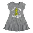 thumbnail image 1 of Dr. Seuss The Grinch - Christmas - Everything Is Fine - Toddler & Youth Girls Fit & Flare Dress, 1 of 1