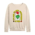 thumbnail image 1 of Dr. Seuss The Grinch - Christmas - Everything Is Fine - Women's Lightweight French Terry Long Sleeve Shirt, 1 of 4