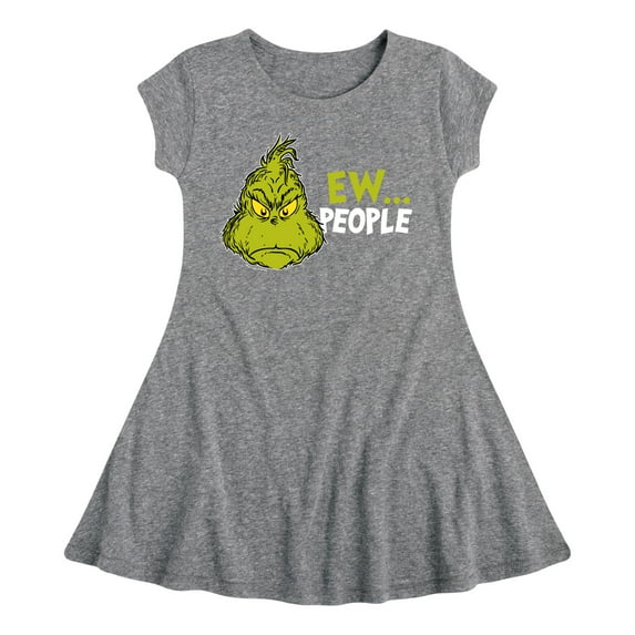 Dr. Seuss The Grinch - Christmas - Ew... People - Toddler & Youth Girls Fit & Flare Dress