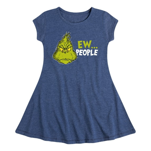 Dr. Seuss The Grinch - Christmas - Ew... People - Toddler & Youth Girls Fit & Flare Dress