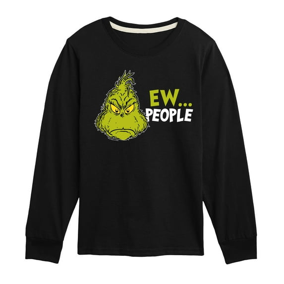 Dr. Seuss The Grinch - Christmas - Ew... People - Toddler & Youth Long Sleeve Graphic T-Shirt