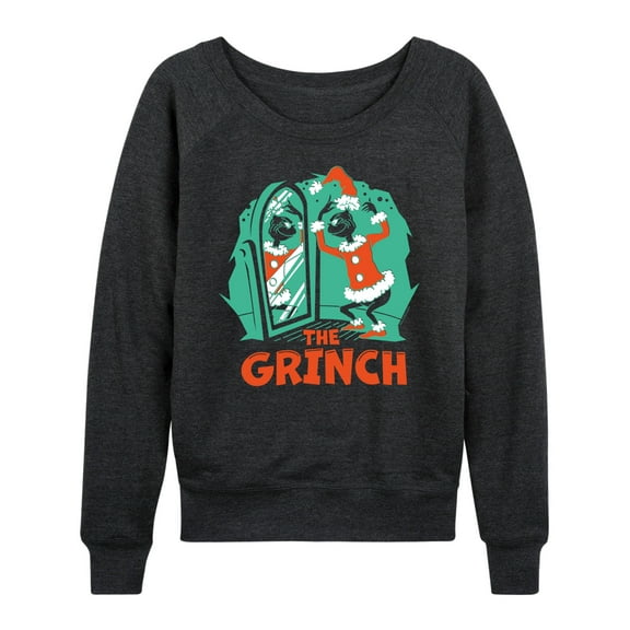 Dr. Seuss The Grinch - Christmas - Grinch's Dressing Room - Women's Lightweight French Terry Long Sleeve Shirt
