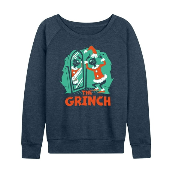 Dr. Seuss The Grinch - Christmas - Grinch's Dressing Room - Women's Lightweight French Terry Long Sleeve Shirt