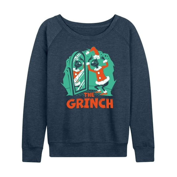 Dr. Seuss The Grinch - Christmas - Grinch's Dressing Room - Women's Lightweight French Terry Long Sleeve Shirt