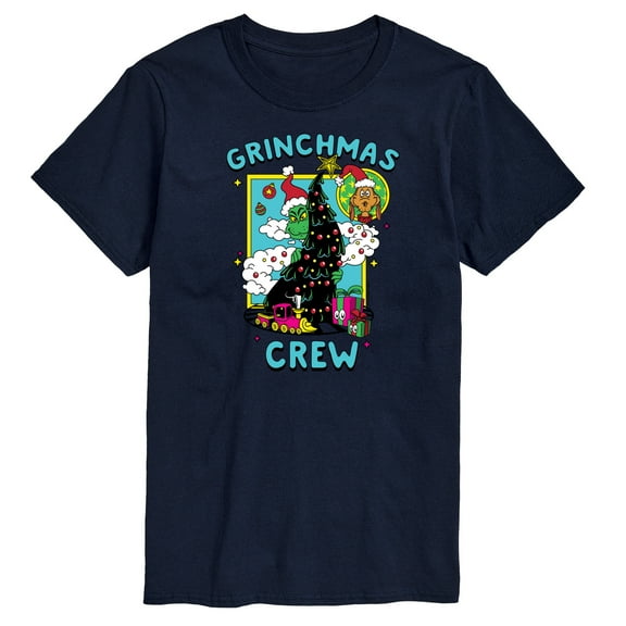 Dr. Seuss The Grinch - Christmas - Grinchmas Crew - Men's Short Sleeve Graphic T-Shirt