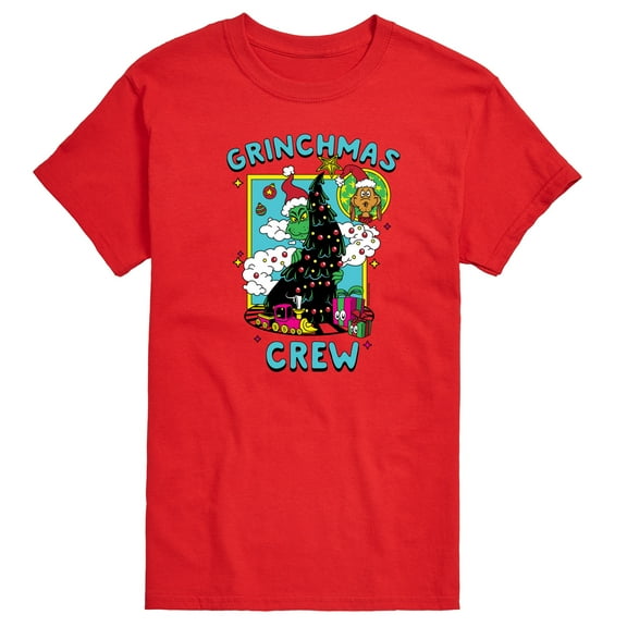 Dr. Seuss The Grinch - Christmas - Grinchmas Crew - Men's Short Sleeve Graphic T-Shirt