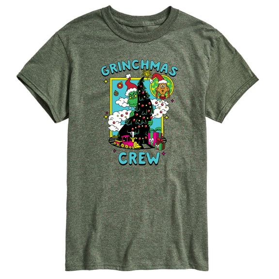 Dr. Seuss The Grinch - Christmas - Grinchmas Crew - Men's Short Sleeve Graphic T-Shirt