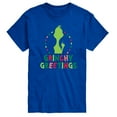 thumbnail image 1 of Dr. Seuss The Grinch - Christmas - Grinchy Greetings - Men's Short Sleeve Graphic T-Shirt, 1 of 4