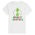 thumbnail image 1 of Dr. Seuss The Grinch - Christmas - Grinchy Greetings - Men's Short Sleeve Graphic T-Shirt, 1 of 4