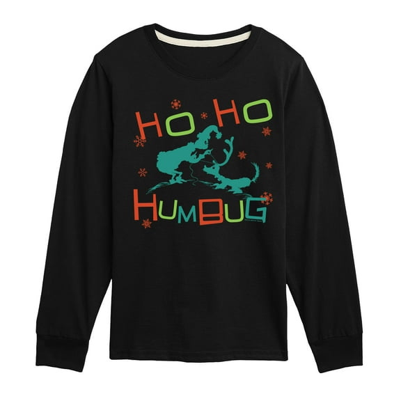 Dr. Seuss The Grinch - Christmas - Ho Ho Humbug - Toddler & Youth Long Sleeve Graphic T-Shirt
